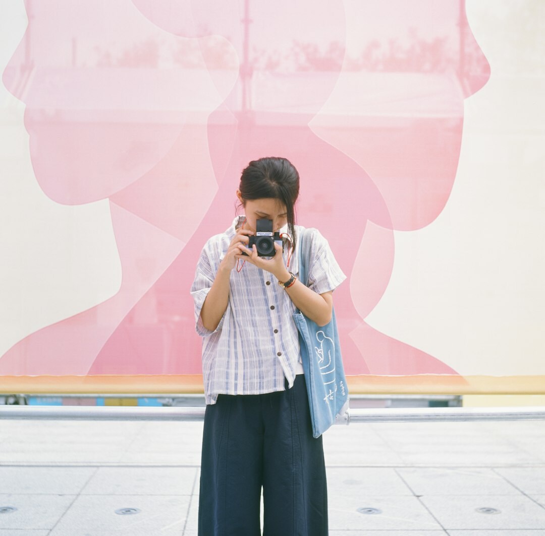 Young female photographer portrait