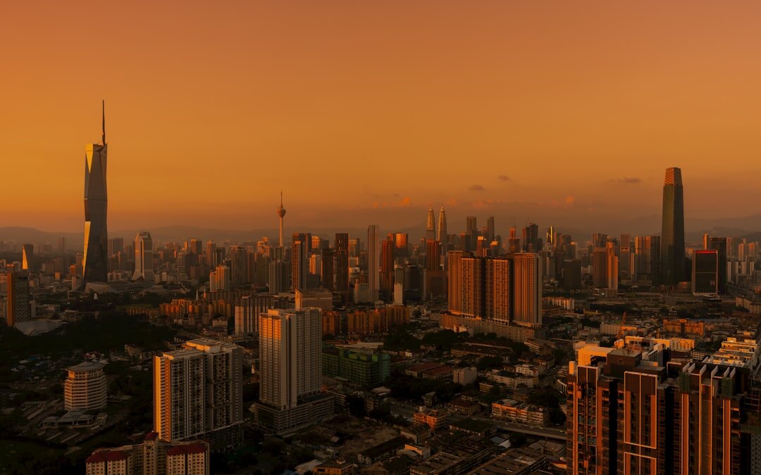 Kuala Lumpur city skyline with modern office towers