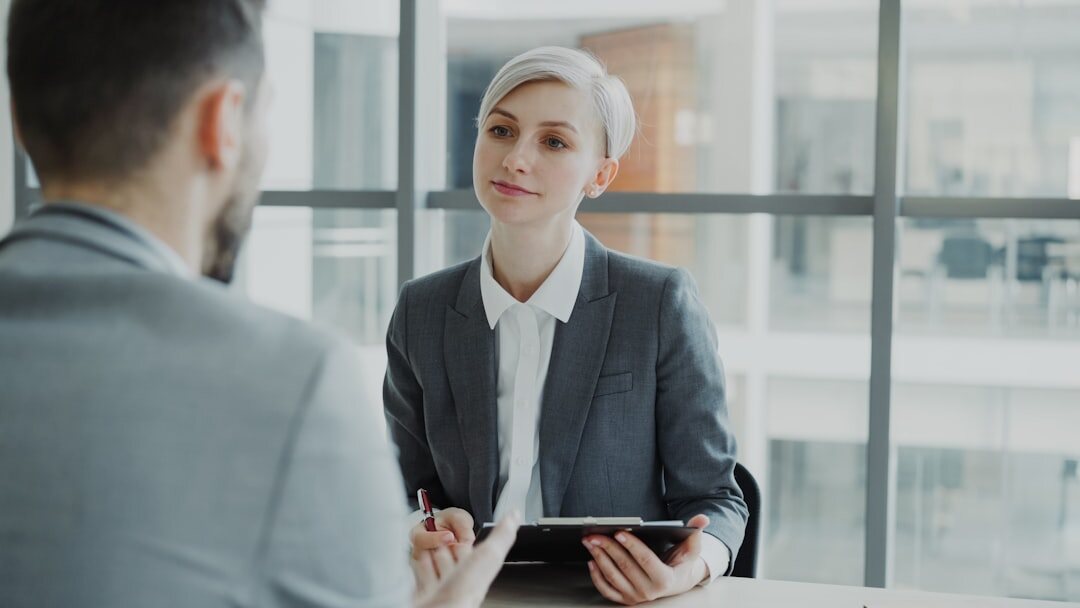 person reflecting on career path