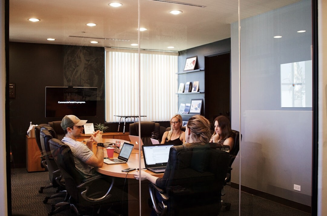 modern office team collaboration