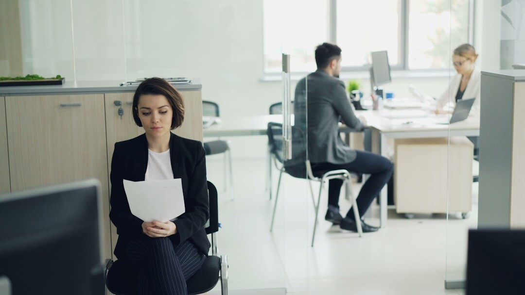person reflecting on career path